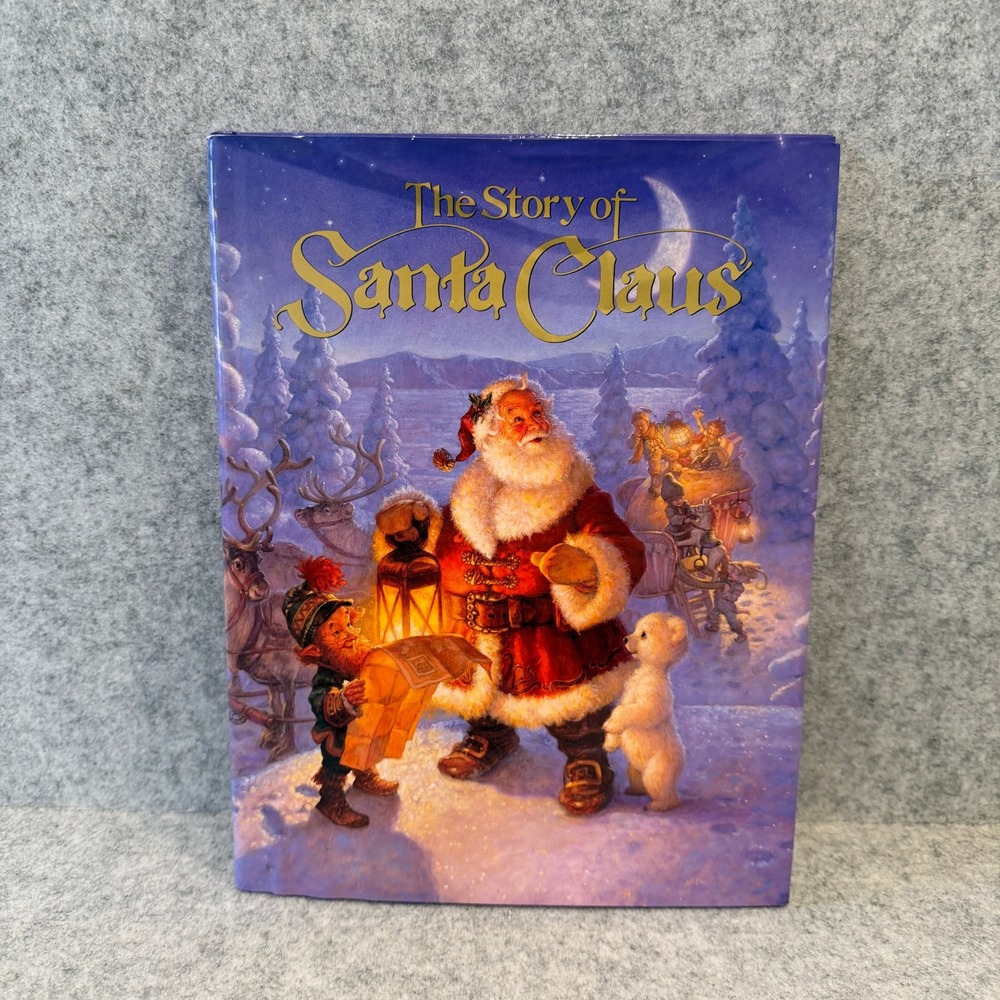 The Story of Santa Claus by Scribbler Elf, Hardcover 1993